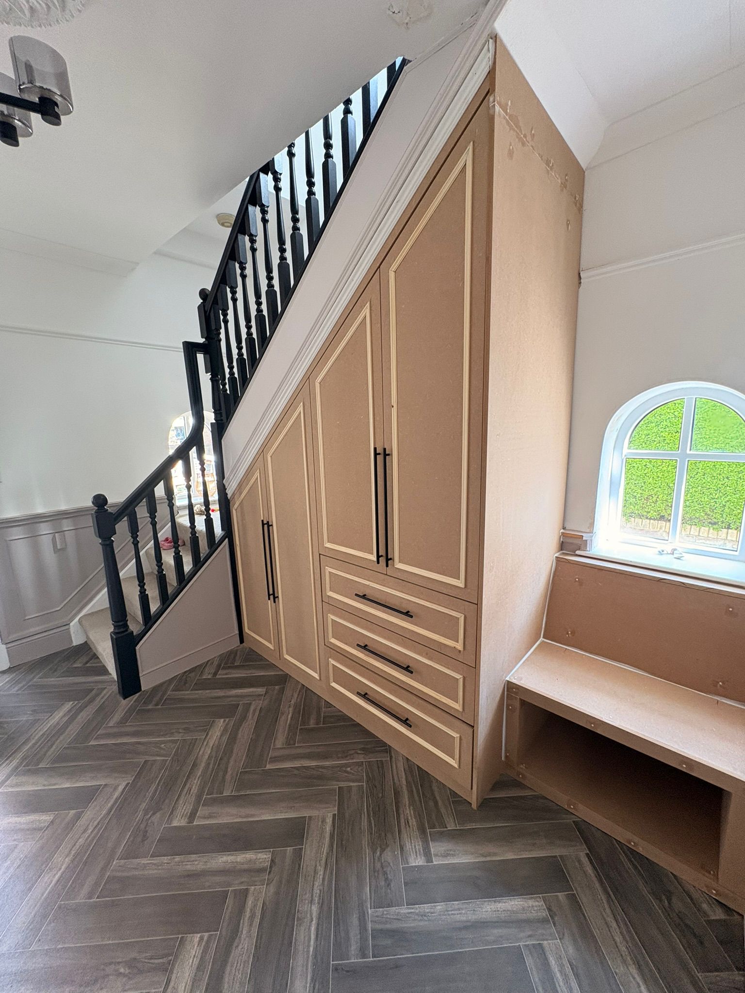 Bespoke under-stairs joinery